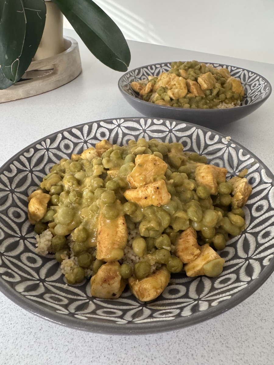 Chicken and Peas Cous cous